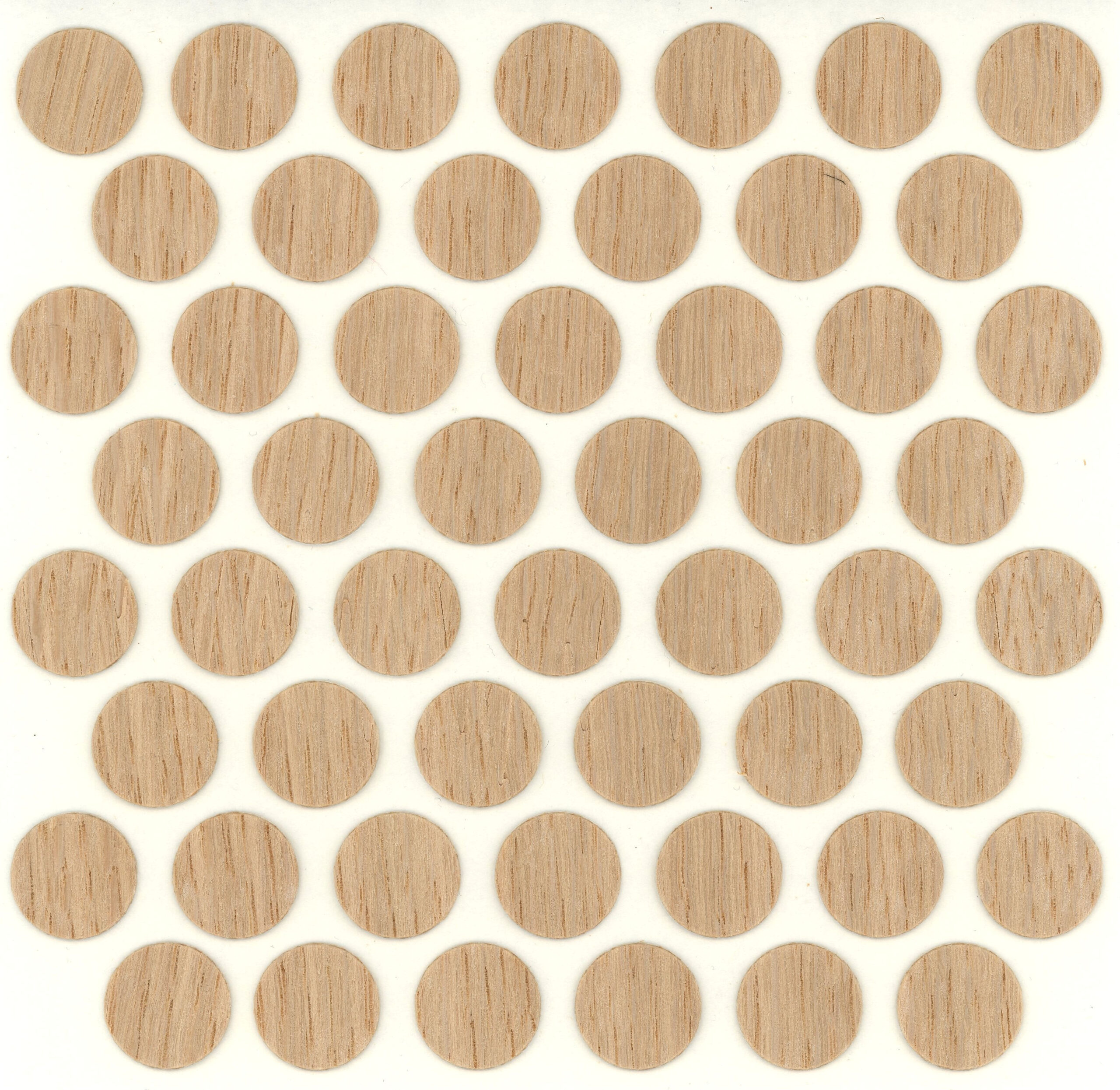 Pine Prime-Line Products KD 16088 Self Adhesive Real Wood Unfinished Screw Hole Covers Pack of 52